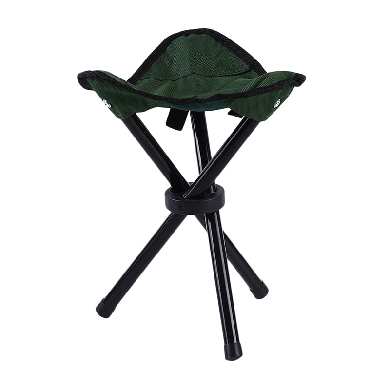Folding Collapsible Foldable Step Stool with Tripod Legs and Triangular Fabric Seat 100kg Capacity - Image 6