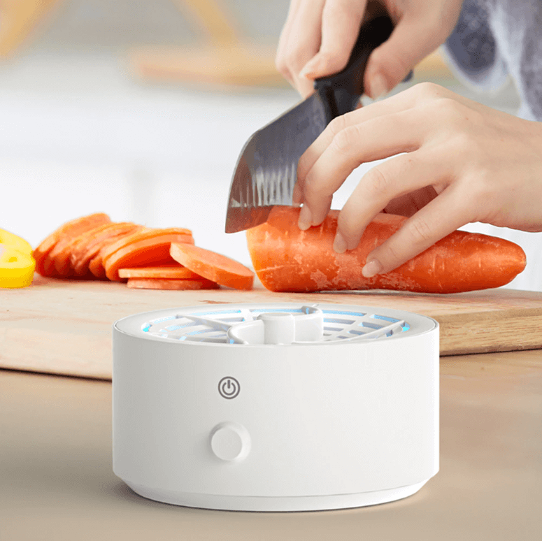 Battery-Powered Food Cleaning Device for Kitchen Use – Portable Produce Washer for Fruits and Vegetables at Home