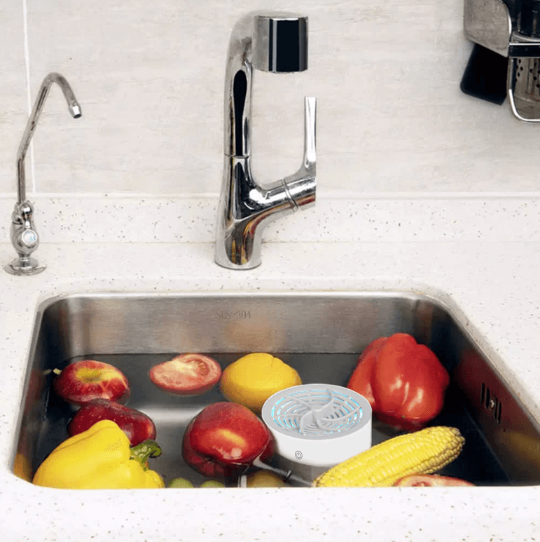 Battery-Powered Food Cleaning Device for Kitchen Use – Portable Produce Washer for Fruits and Vegetables at Home