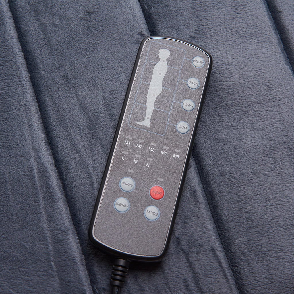 Full Body Massage Mat Remote Control 9 Motor Vibrating Heated Foldable - Image 3