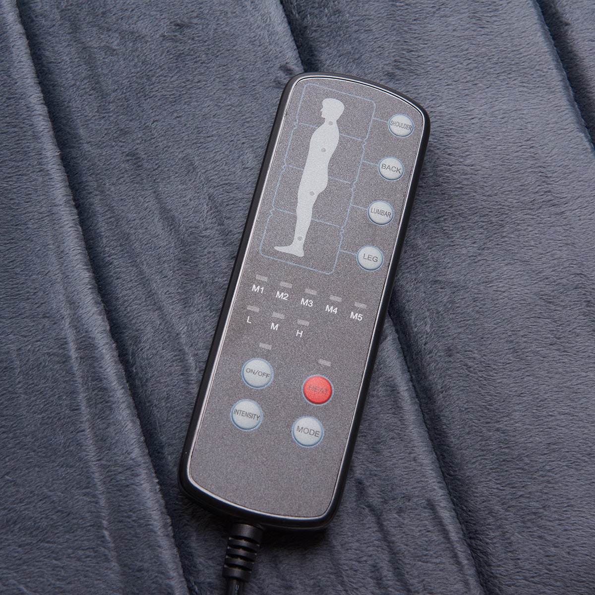 Full Body Massage Mat Remote Control 9 Motor Vibrating Heated Foldable - Image 3