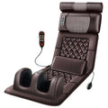 Full Body Massage Mat with Heated Neck and Foot Massager Foldable Quilted Pad with Remote Control - Image 2