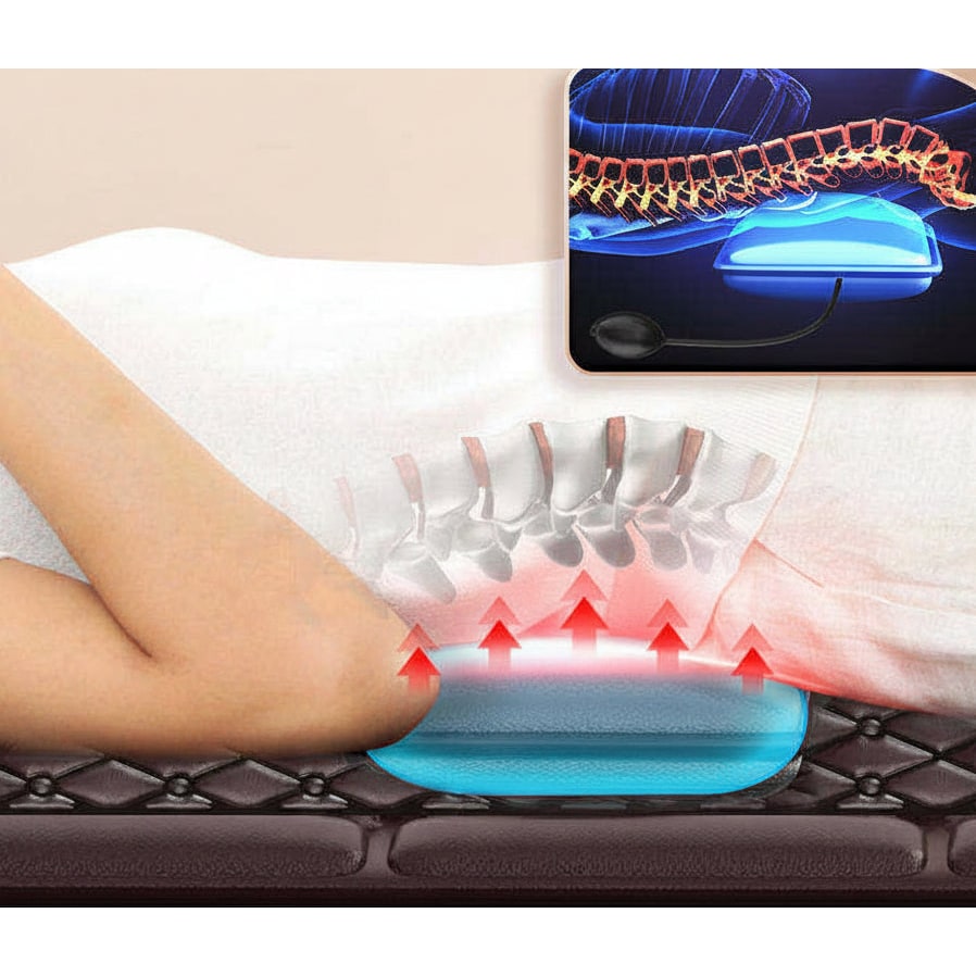 Full Body Massage Mat with Heated Neck and Foot Massager Foldable Quilted Pad with Remote Control - Image 7
