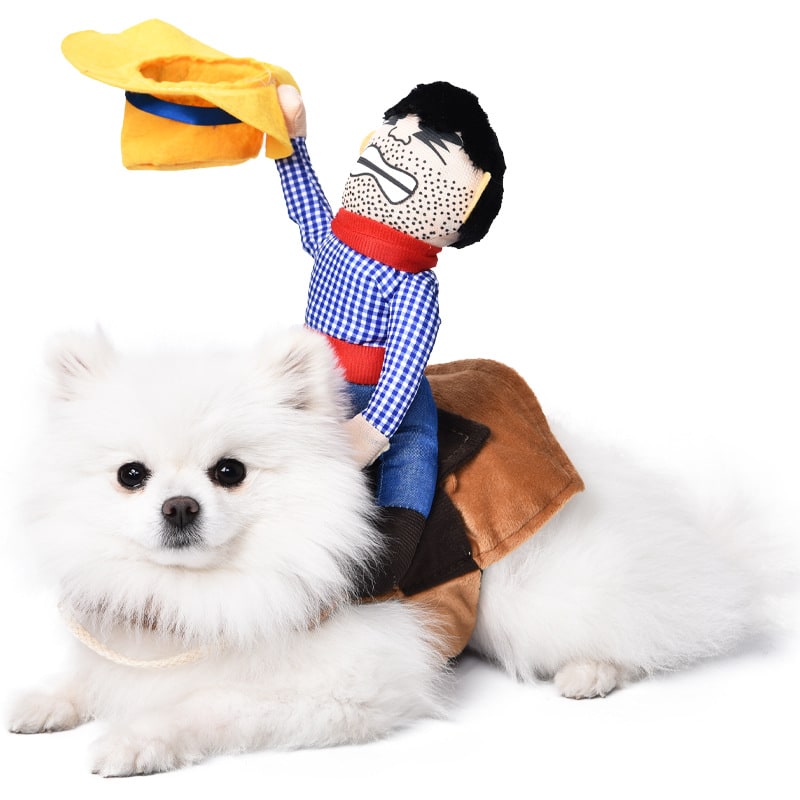 Funny Hot Dog and Dalmatian Costume with Plush Details and Adjustable Straps Human - Image 10