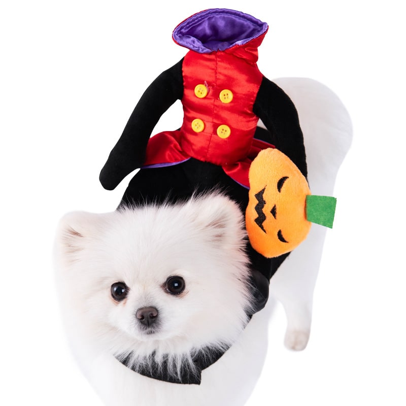 Funny Hot Dog and Dalmatian Costume with Plush Details and Adjustable Straps Human - Image 11