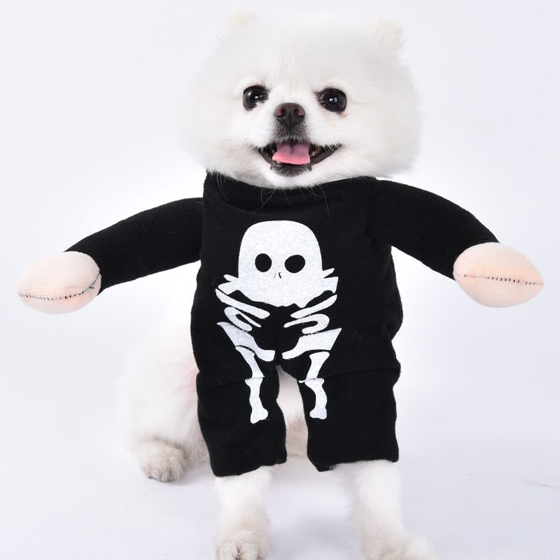 Funny Hot Dog and Dalmatian Costume with Plush Details and Adjustable Straps Human - Image 17