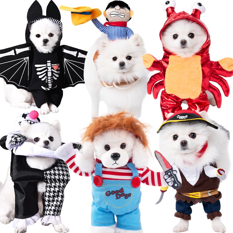 Funny Hot Dog and Dalmatian Costume with Plush Details and Adjustable Straps Human - Image 18