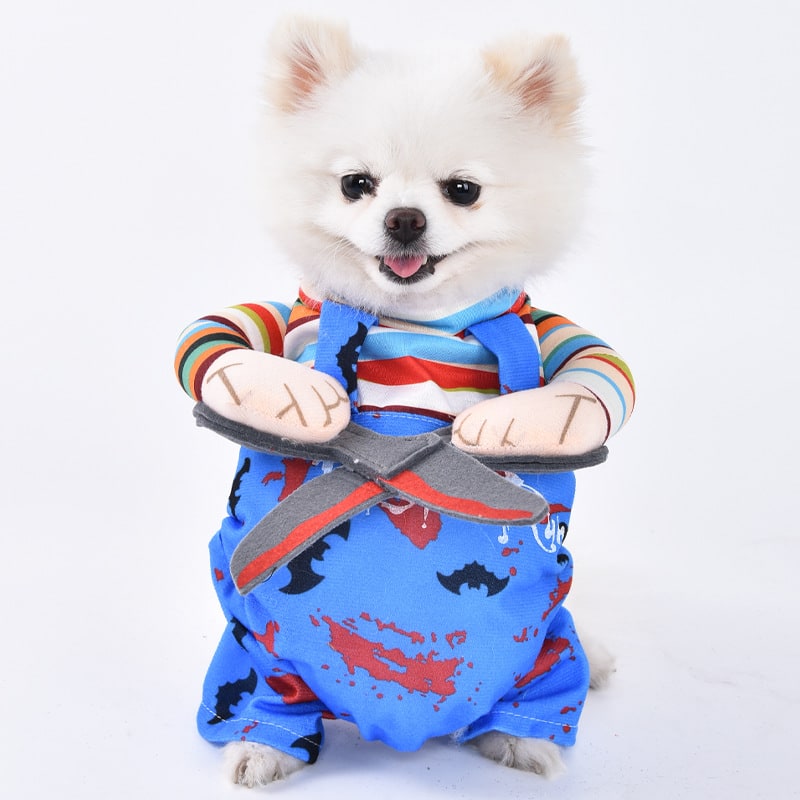 Funny Hot Dog and Dalmatian Costume with Plush Details and Adjustable Straps Human - Image 21