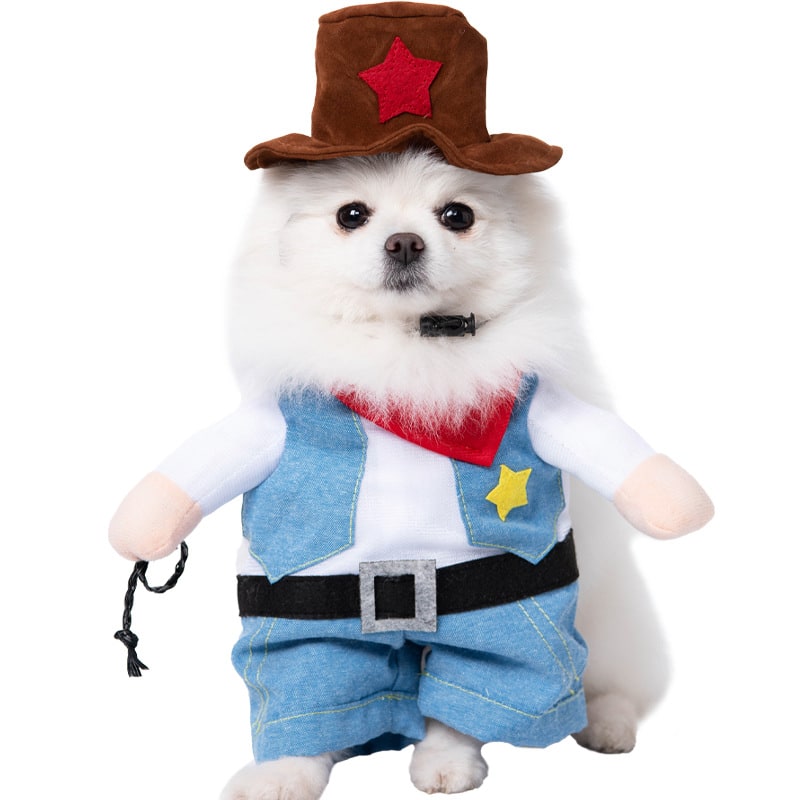 Funny Hot Dog and Dalmatian Costume with Plush Details and Adjustable Straps Human - Image 5