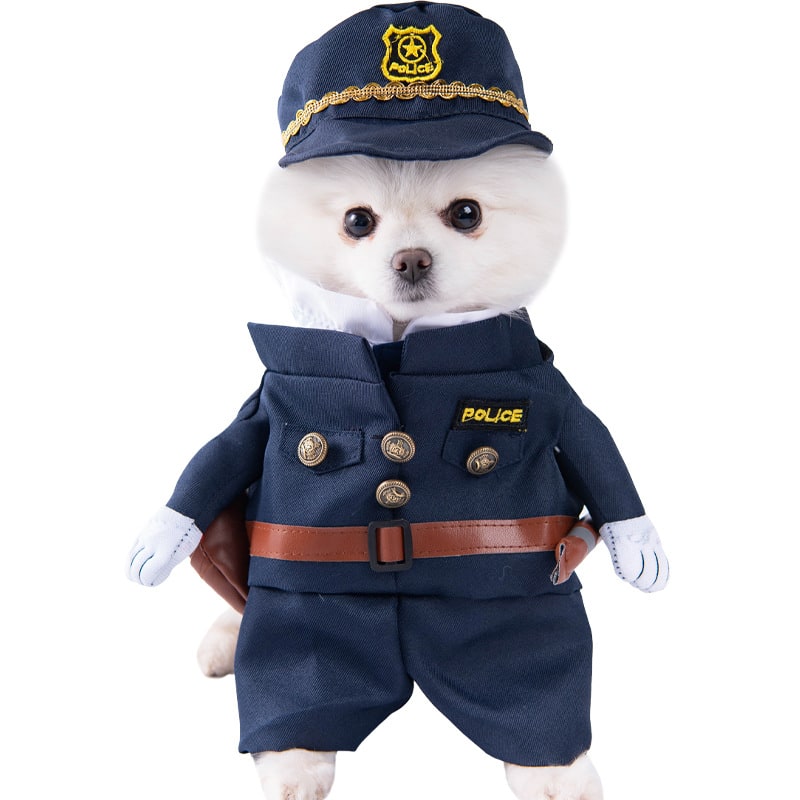 Funny Hot Dog and Dalmatian Costume with Plush Details and Adjustable Straps Human - Image 7