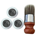 Furniture Salve Applicator Leather Care Conditioner Metal Tin Wooden Handle Polish - Image 7