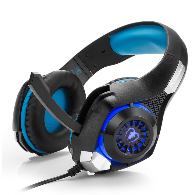 Gaming Headphones with Mic and LED Lights Wired Over-Ear Headset with Microphone and USB Power - Image 6