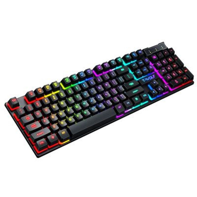 Gaming Keyboard Ergonomic Wired Mouse Full Size Rgb Floating Keys and Numeric Keypad - Image 7