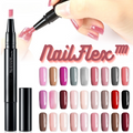 Gel Nail Polish Pen Art Applicator Brush Twist Up Quick Dry - Image 1