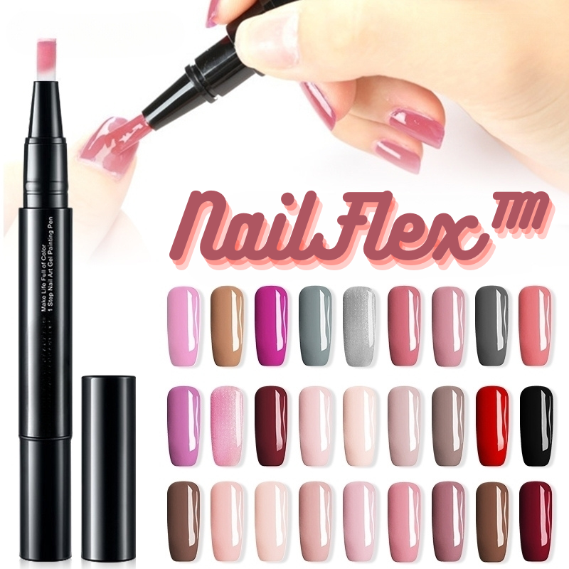 Gel Nail Polish Pen Art Applicator Brush Twist Up Quick Dry - Image 1