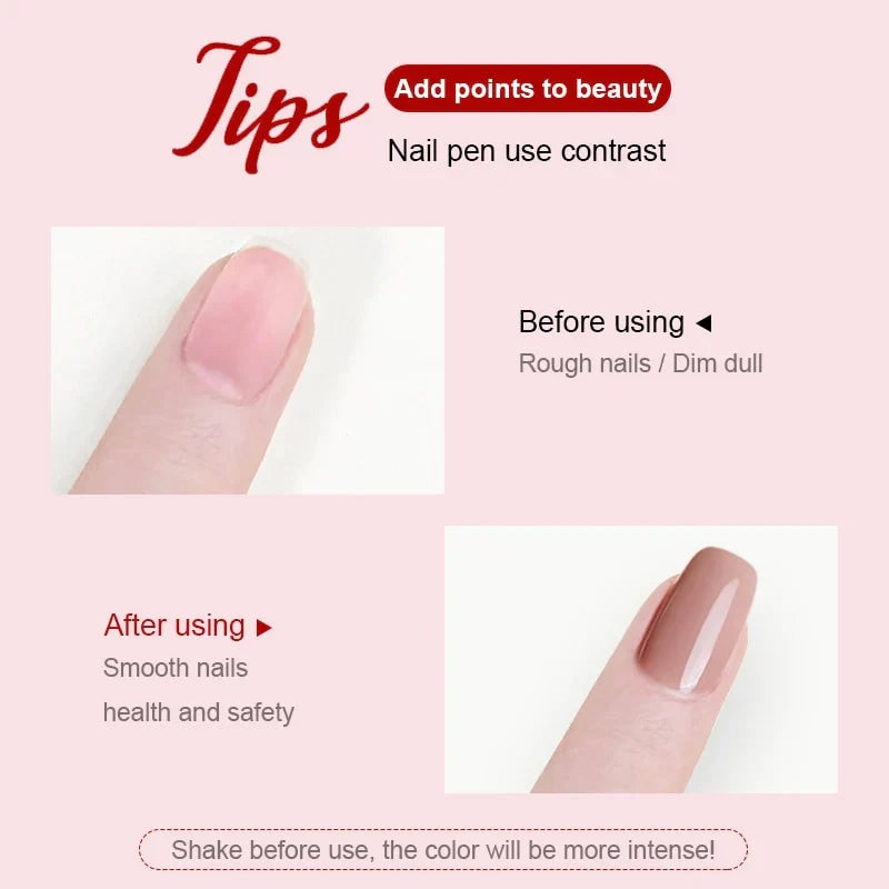 Gel Nail Polish Pen Art Applicator Brush Twist Up Quick Dry - Image 6