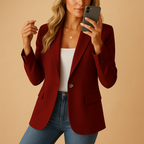 Classic Stretch Tailored Blazer for Women