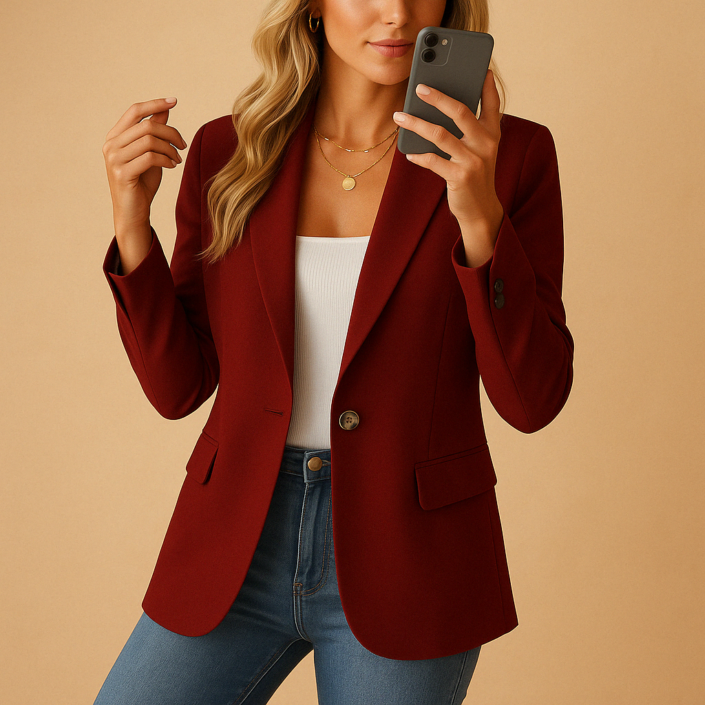 Classic Stretch Tailored Blazer for Women