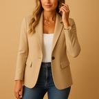 Classic Stretch Tailored Blazer for Women