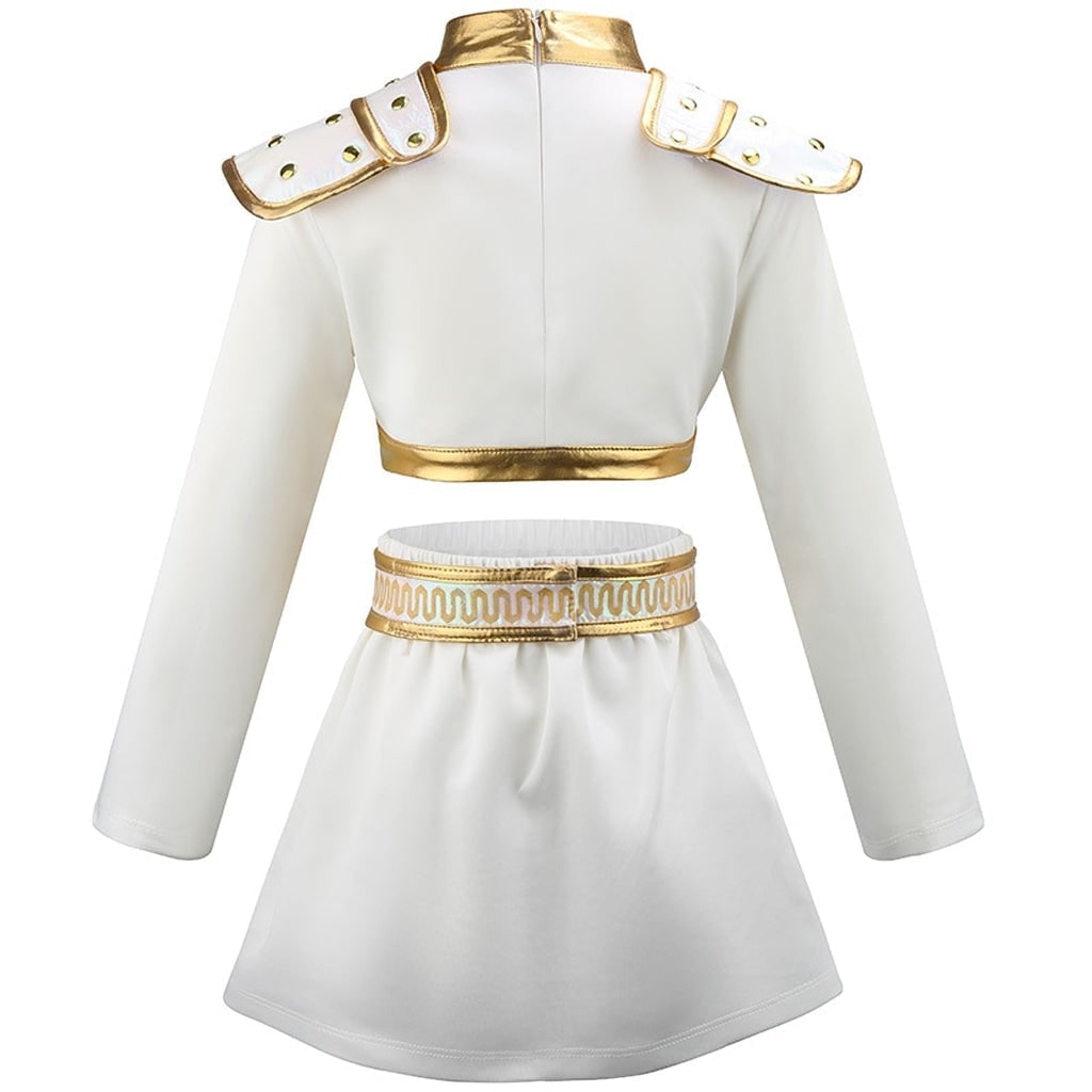 Girls' Halloween Dance Costume and Belly Dancer Two-Piece Stage Performance Set Wear Solution - Image 2