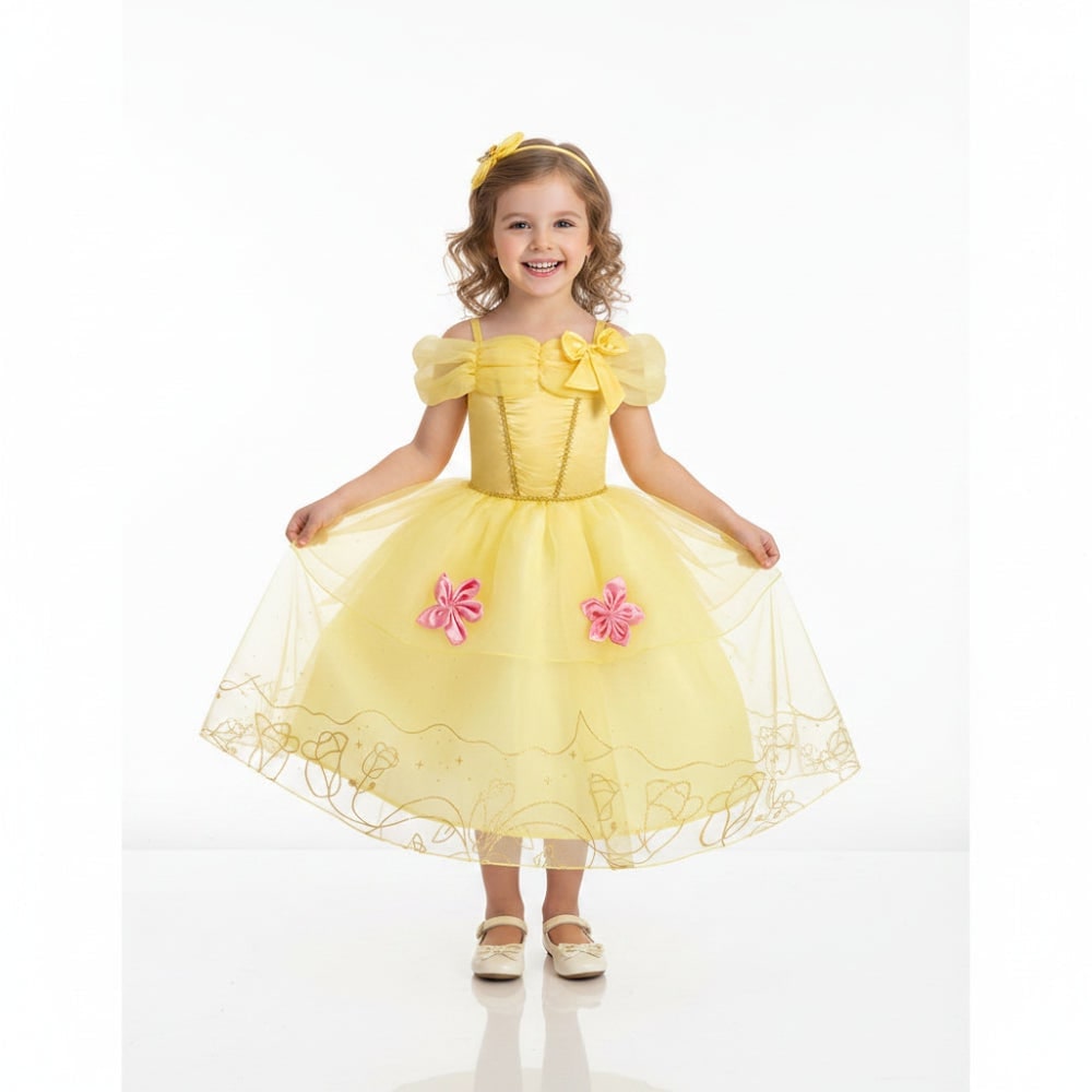 Girls' Halloween Princess Costume and Dresses for Tiara Dress Up Games - Image 1