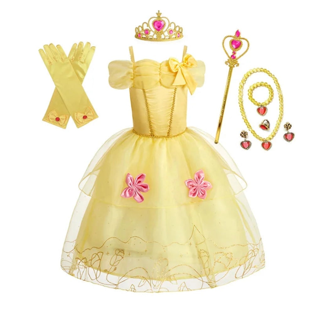 Girls' Halloween Princess Costume and Dresses for Tiara Dress Up Games - Image 3