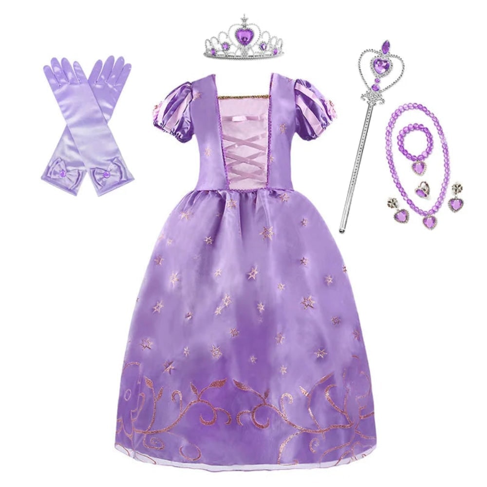 Girls' Halloween Princess Costume and Dresses for Tiara Dress Up Games - Image 9