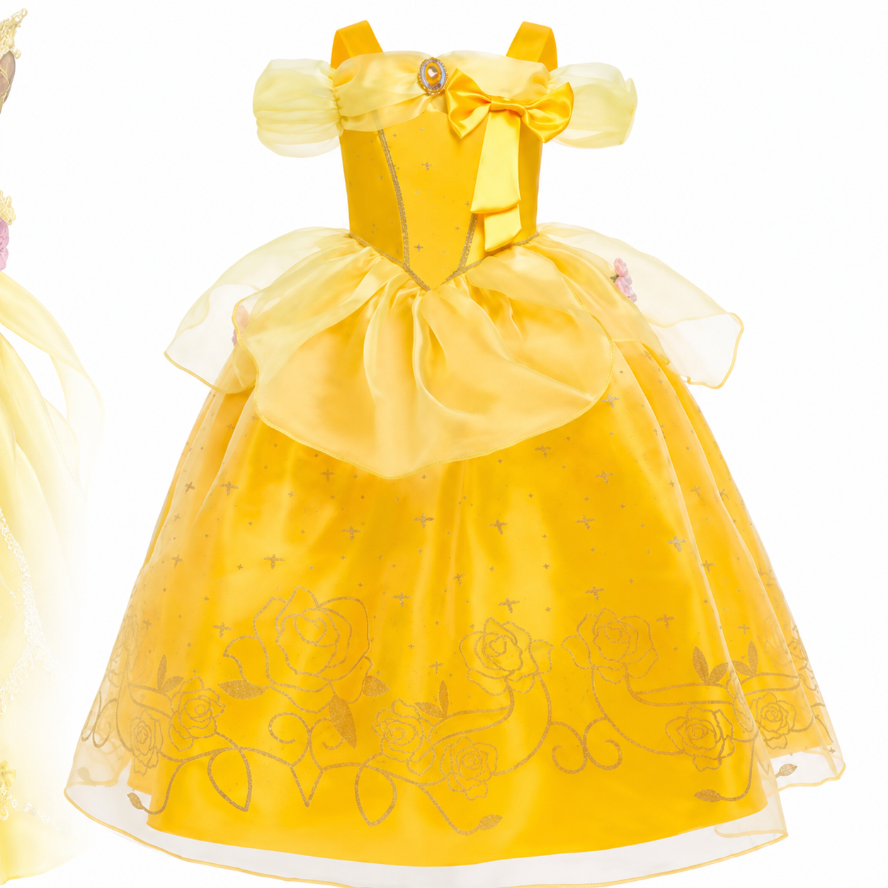 Girls' Halloween Princess Costume and Dresses with Accessories Complete Dress Up Set - Image 5