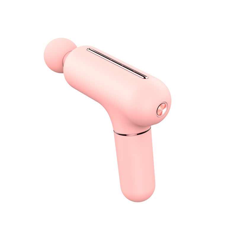 Girls' Mini Handheld Percussion Massage Gun with 4 Interchangeable Heads for Deep Tissue and Portable - Image 2