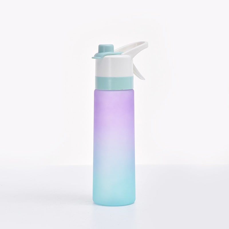 Girls' Misting Stainless Steel Water Bottle with Spray Trigger Flip-Top Spout for Sports Fitness - Image 19