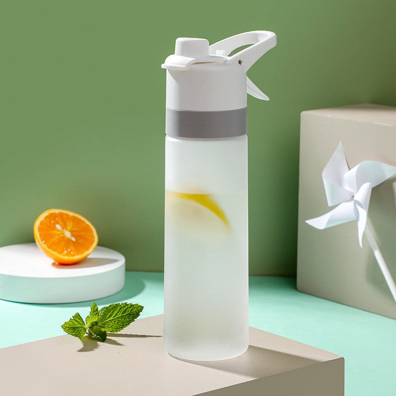 Girls' Misting Stainless Steel Water Bottle with Spray Trigger Flip-Top Spout for Sports Fitness - Image 22