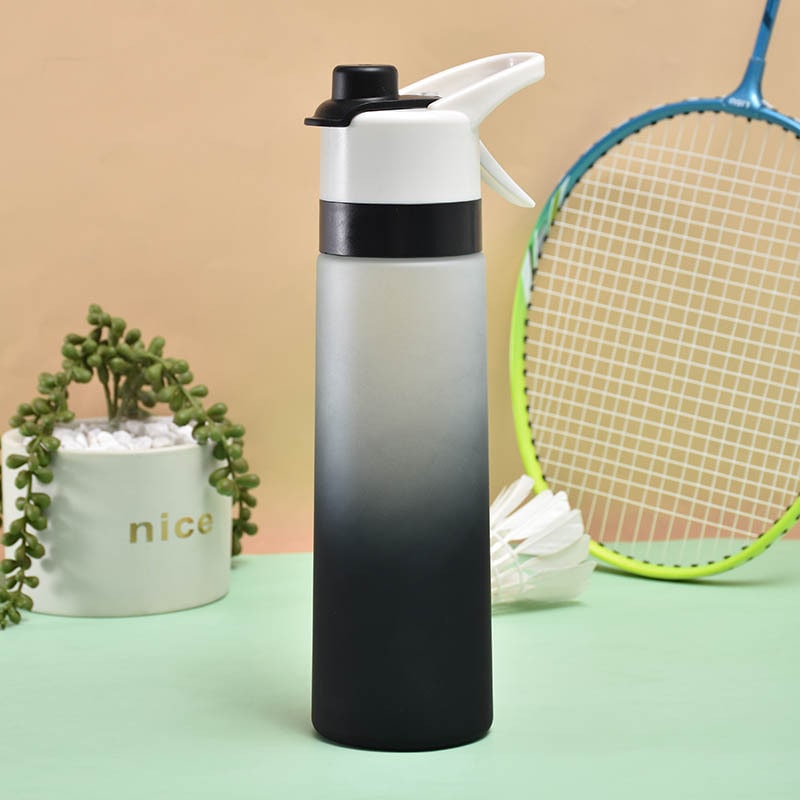 Girls' Misting Stainless Steel Water Bottle with Spray Trigger Flip-Top Spout for Sports Fitness - Image 23