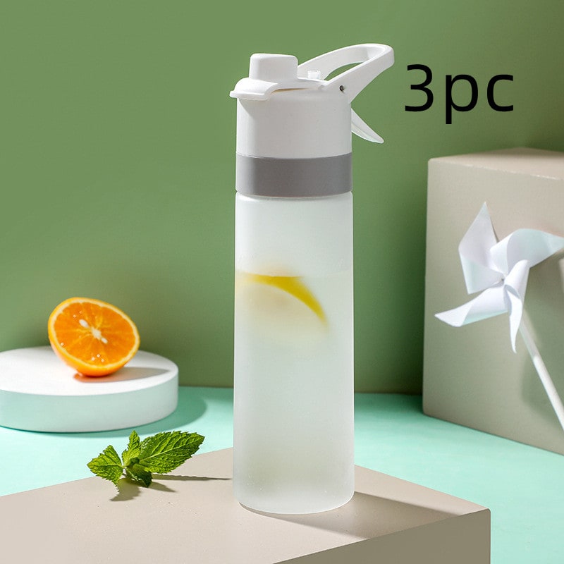 Girls' Misting Stainless Steel Water Bottle with Spray Trigger Flip-Top Spout for Sports Fitness - Image 28