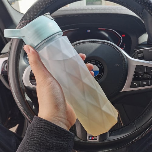 Girls' Misting Stainless Steel Water Bottle with Spray Trigger Flip-Top Spout for Sports Fitness - Image 39