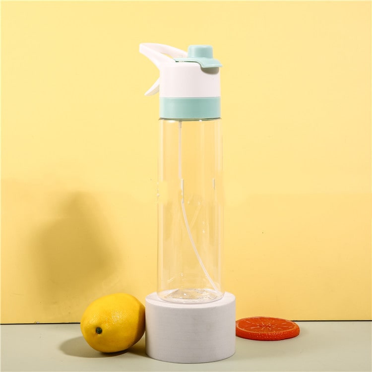 Girls' Misting Stainless Steel Water Bottle with Spray Trigger Flip-Top Spout for Sports Fitness - Image 42