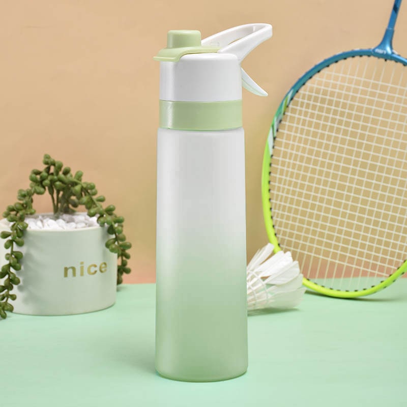 Girls' Misting Stainless Steel Water Bottle with Spray Trigger Flip-Top Spout for Sports Fitness - Image 43