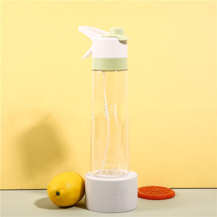 Girls' Misting Stainless Steel Water Bottle with Spray Trigger Flip-Top Spout for Sports Fitness - Image 9
