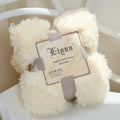 Girls' Soft Faux Fur Throw Blanket with Plush Shaggy Texture and Fluffy Long Pile Design - Image 18