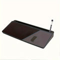Glass Dry Erase Board with Magnetic Desktop Organizer and Built-In Storage - Image 2