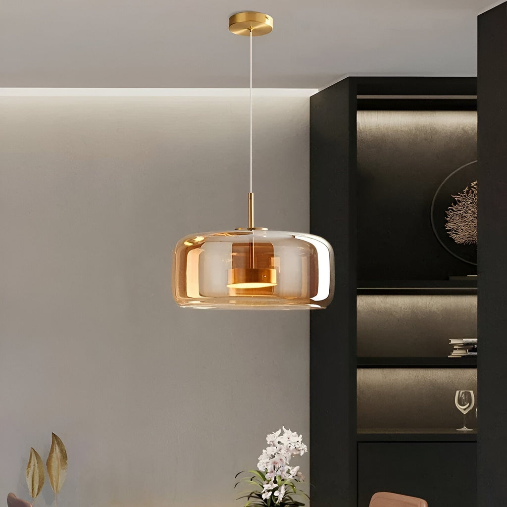 Glass Pendant Lights with LED and Adjustable Cord for Kitchen Island Living Room Ceiling - Image 11