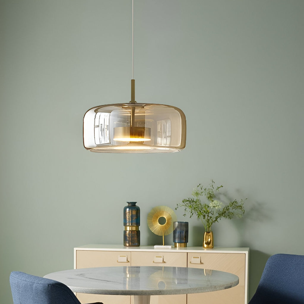 Glass Pendant Lights with LED and Adjustable Cord for Kitchen Island Living Room Ceiling - Image 20
