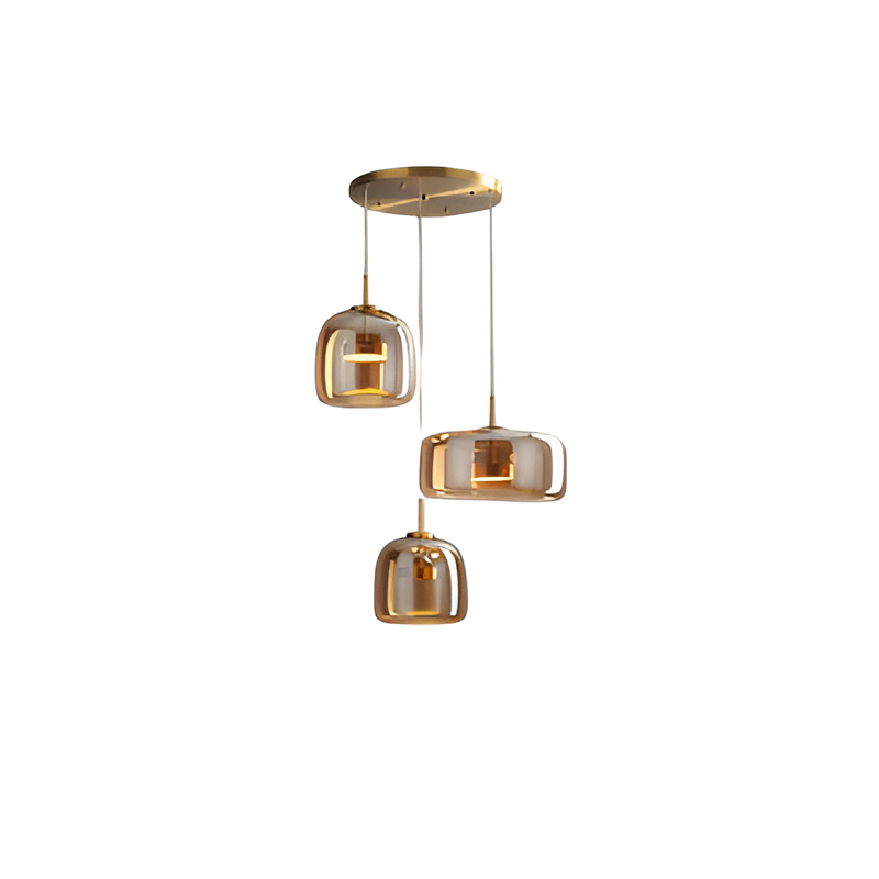 Glass Pendant Lights with LED and Adjustable Cord for Kitchen Island Living Room Ceiling - Image 31