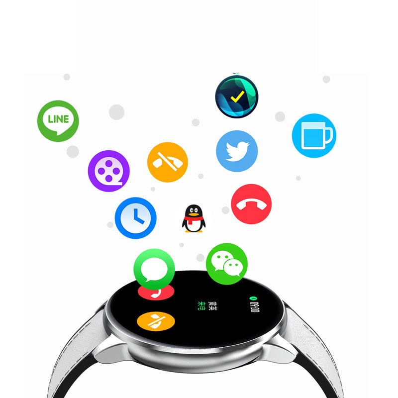 GPS Fitness Smartwatch with Durable Round Touchscreen Heart Rate Monitor and Blood Pressure Tracking - Image 10