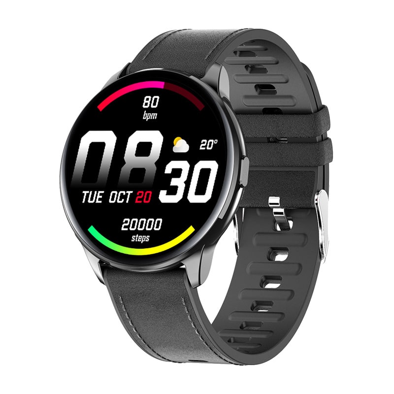GPS Fitness Smartwatch with Durable Round Touchscreen Heart Rate Monitor and Blood Pressure Tracking - Image 3