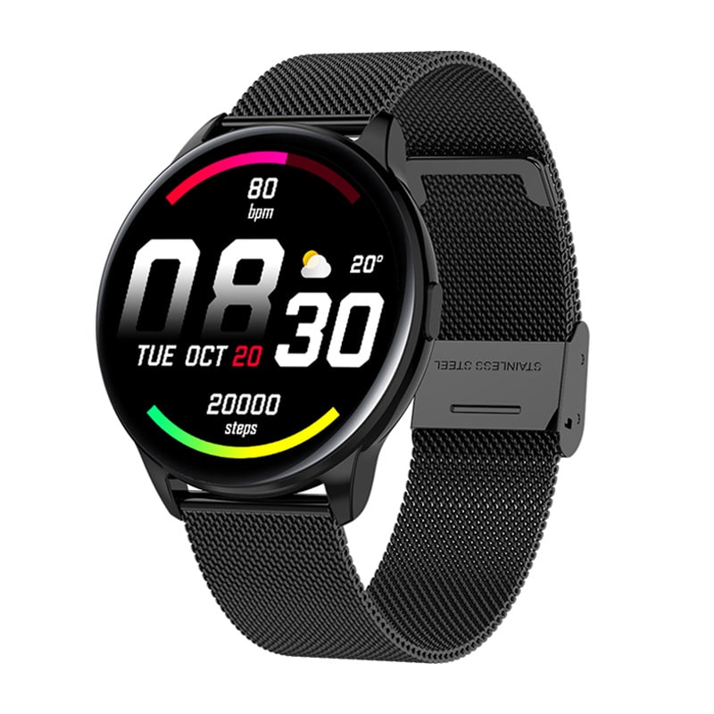 GPS Fitness Smartwatch with Durable Round Touchscreen Heart Rate Monitor and Blood Pressure Tracking - Image 4