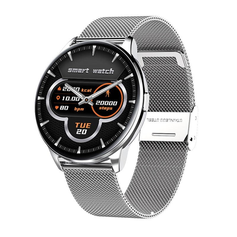 GPS Fitness Smartwatch with Durable Round Touchscreen Heart Rate Monitor and Blood Pressure Tracking - Image 8