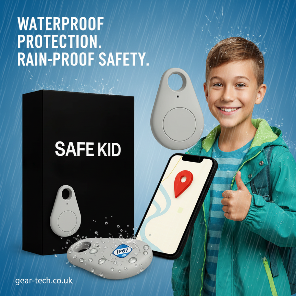 GPS Tracker with Android Bluetooth Connectivity Water-Resistant Keyring Tag and Smart App - Image 4