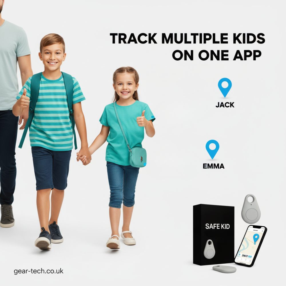 GPS Tracker with Android Bluetooth Connectivity Water-Resistant Keyring Tag and Smart App - Image 8