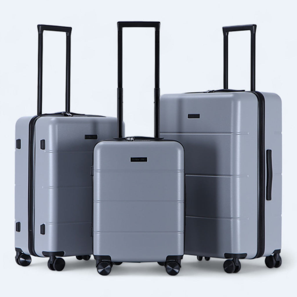 3-Piece Travel Luggage Set with Durable Suitcases – Lightweight Spinner Trolley Set for Easy Airport Travel