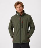 Men's Zip-Up Jacket with Water-Resistant Design and Collar